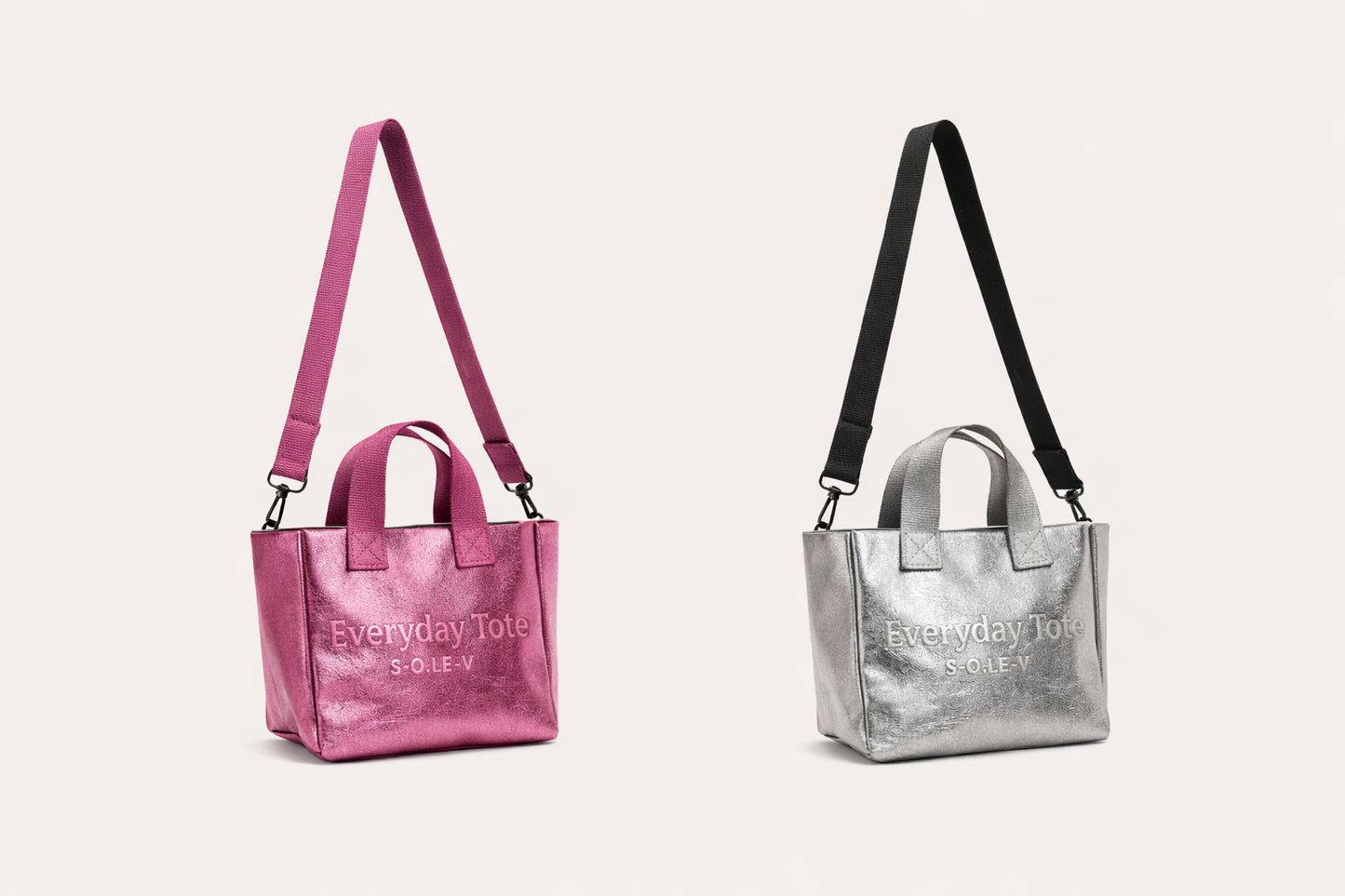 Crossbody embossed tote (preorder)