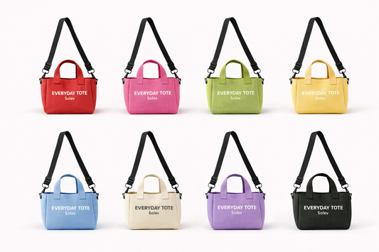 knitted EVERYDAY CROSSBODY TOTE (Pre-order)